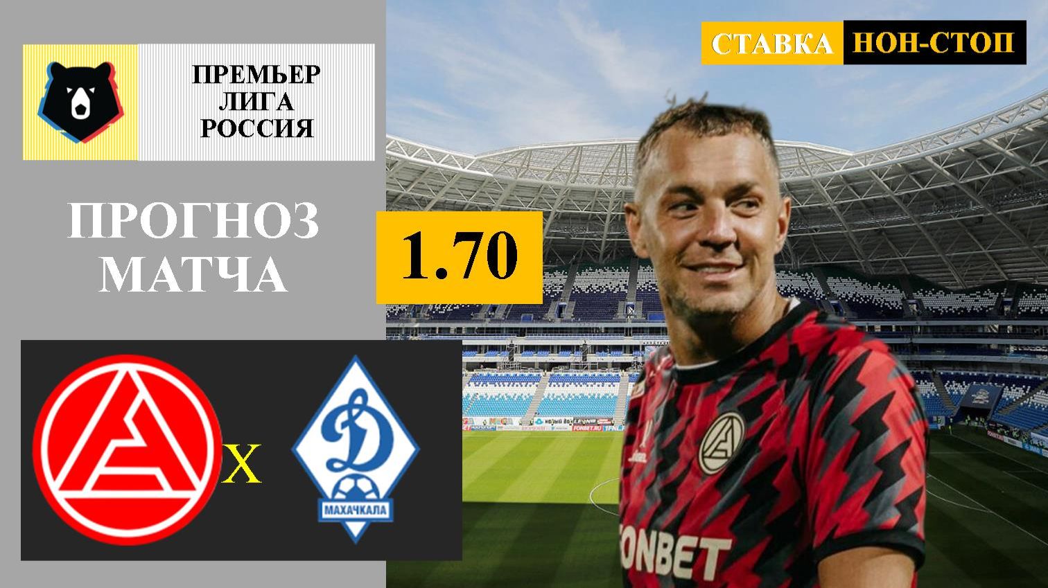 Акрон - Динамо Махачкала прогноз