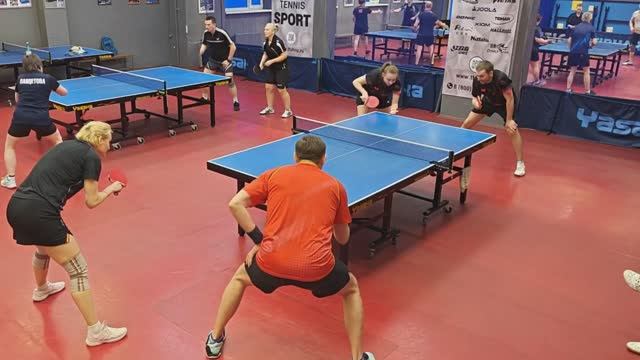 II ф. ВиноградовШарый 1081 - ПерекрестенкоЛюжина 1058  Парный турнир по настольному теннису