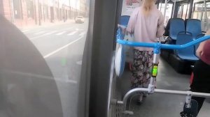 Поездка На Электробусе №М6 Через Улицу Остоженка (Стадион Лужники–Дангауэровка) Москва 17.08.2025