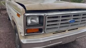 Форд Ф100 1983 302 AOD -Старый Снова На Дороге Ford F100 1983 302 AOD An Old Back On The Road Again.
