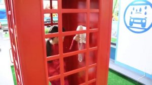 Бензин закончился. Настя на красном квадроцикле. Carting