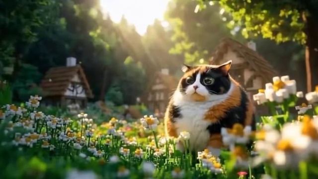 Немного шедевров от ИИ алисы часть 3 (версия котость)