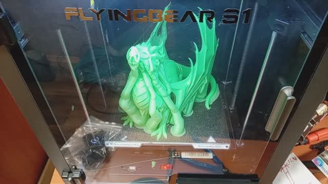 Светящийся пластик PLA Kingroom. Обзор