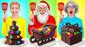Кулинарный Челлендж# Я против Бабушки с Санта Клаусом от Candy DO