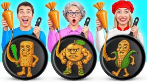 Кулинарный Челлендж# Я против Бабушки # Простые Кулинарные Лайфхаки от Candy DO