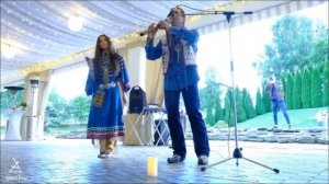 Живая музыка на свадьбе, индейское шоу