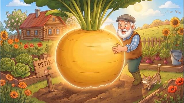 Репка  Весёлая Детская Песенка! Мультики для Малышей 2026