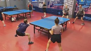 II ф Перекрестенко/Люжина (1058) - Здобнов/Шомысова (974) 19.04 Парный турнир по настольному теннису