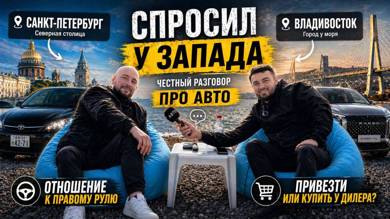 СПРОСИЛ У ЗАПАДА ПРО ПРАВЫЙ РУЛЬ И КИТАЙ | СТЕРЕОТИПЫ И РЕАЛЬНОСТЬ