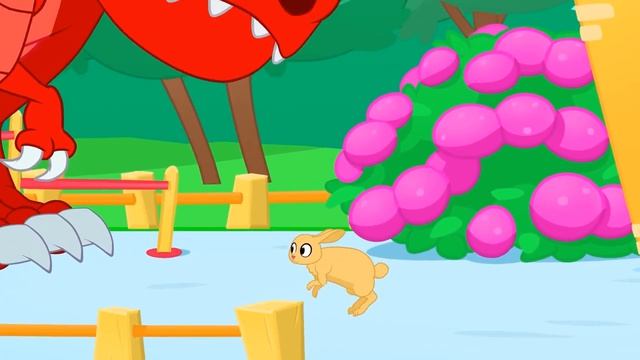 Динозавр в Школе Мой Волшебный Питомец Морфл мультфильмы для детей