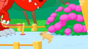 Динозавр в Школе Мой Волшебный Питомец Морфл мультфильмы для детей