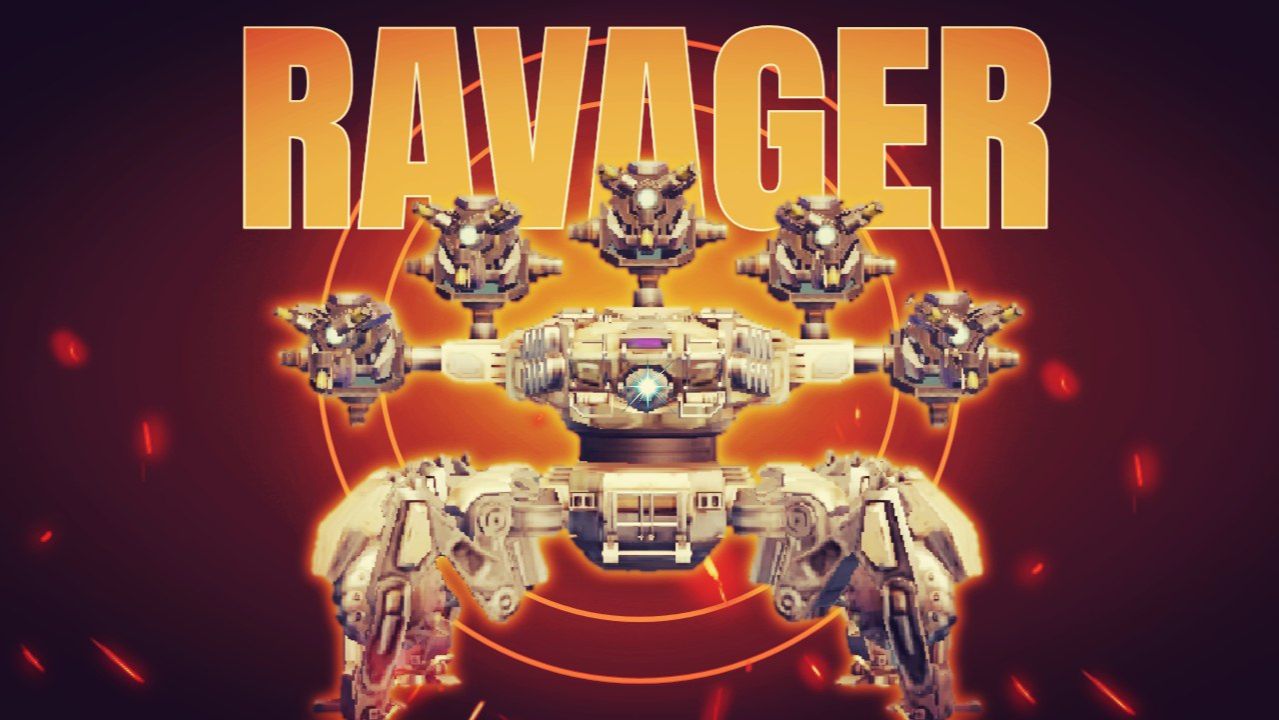 Пошагаем? А может... Поедем? | Ravager на Shocktrain | War Robots | Геймплэй