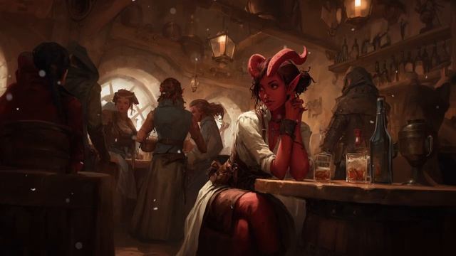 Таверна Тифлингов - Расслабляющая музыка и атмосфера из игры Baldur’s Gate 3, фоновая музыка