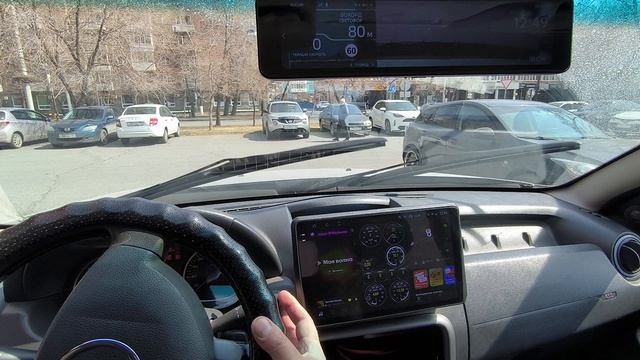 Как чистят новые щетки стеклоочистителя Goodyear «Hybrid» на моем Renault Duster