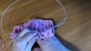 Ажурный узор спицами «Ягодная поляна»