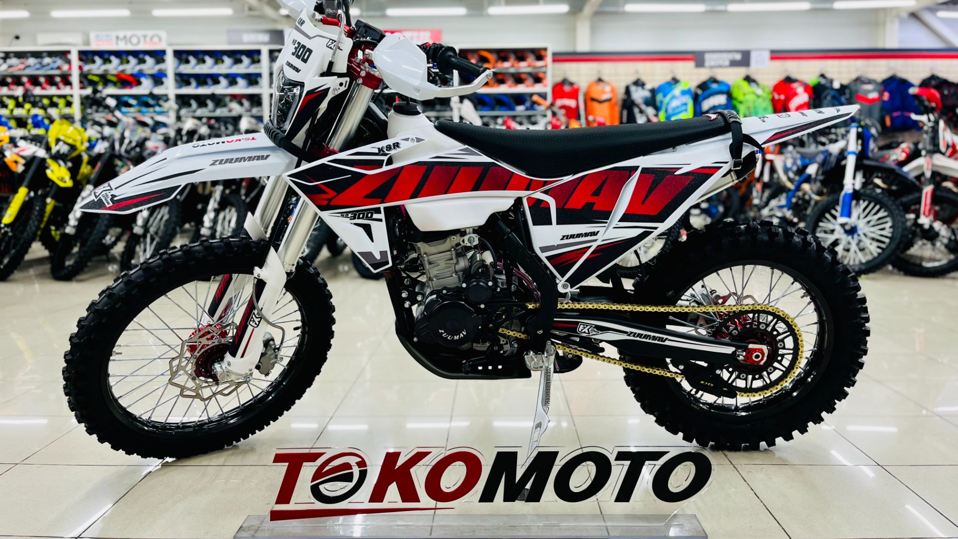 Мотоцикл эндуро ZUUMAV K8R NB300 красный