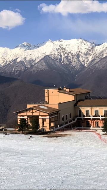 Параплан, горы, Красная Поляна  Подъём Снежная звезда 1130 м  Учебная трасса, Зелёная трасса