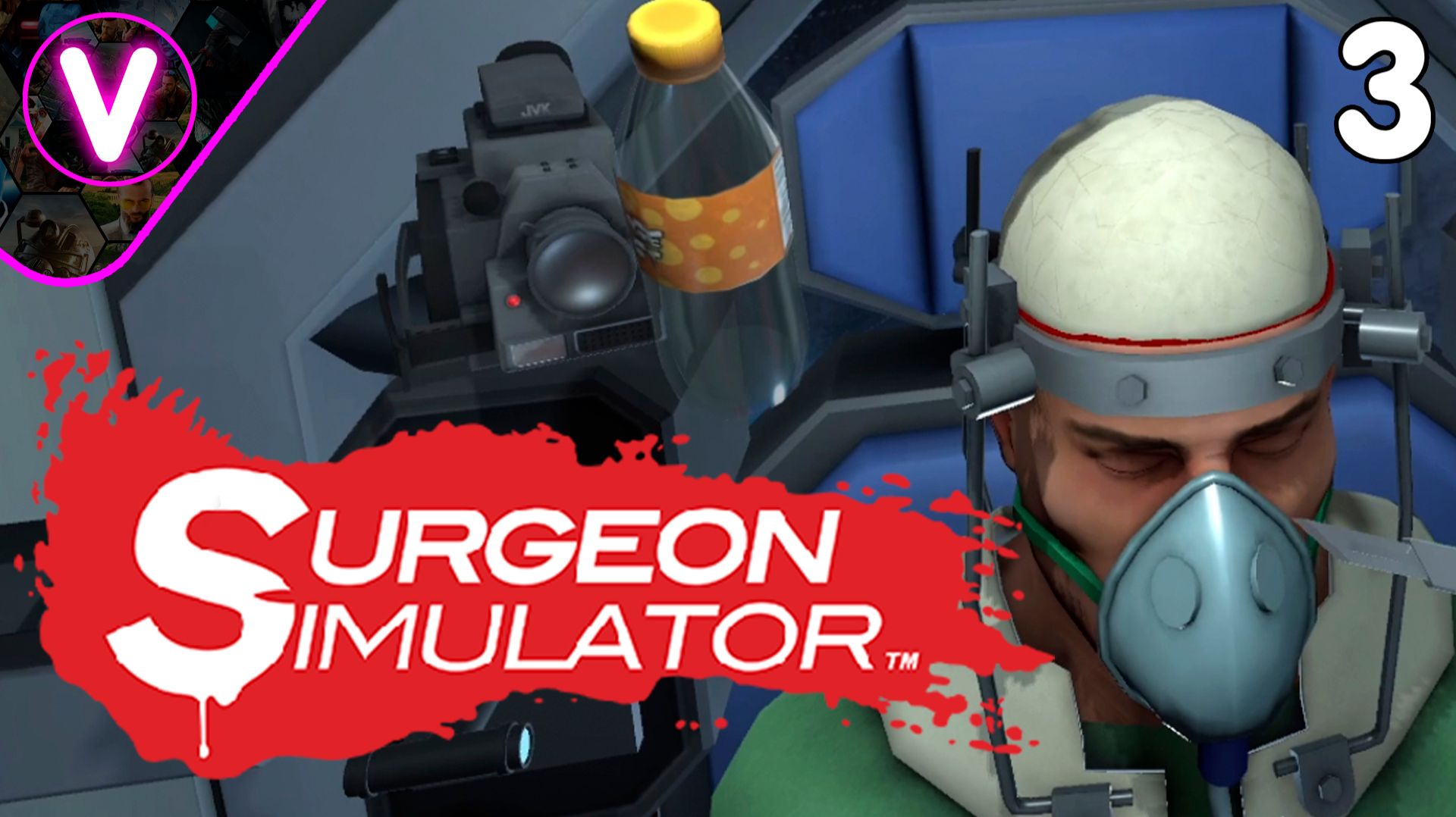 ОПЕРАЦИИ VR В КОСМОСЕ  Surgeon Simulator  Часть: 3