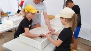 Юбилейный Бульвар "С любовью к Сормову". Песочная анимация