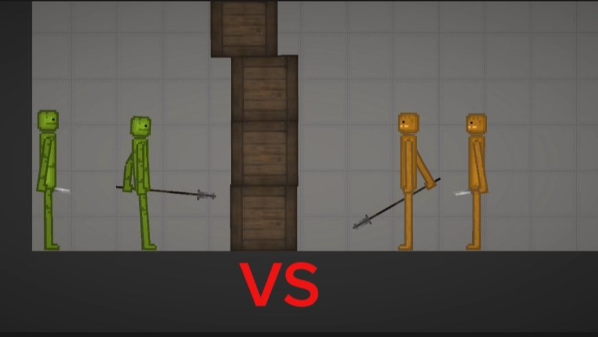 2 арбуза VS 2 тыкв 😎 Melon Sandbox