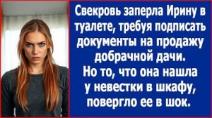 ИСТОРИИ ИЗ ЖИЗНИ|Свекровь заперла Ирину в туалете|РЕАЛЬНЫЕ ИСТОРИИ|ЖИЗНЕННЫЕ ИСТОРИИ