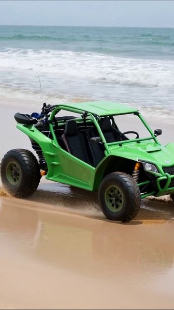 Приключение на пляже на гусеничном автомобиле пляж гусеничныйавтомобиль приключение
