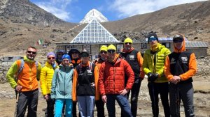 День отдыха нашей эверестовской экспедиции в селении Лобуче