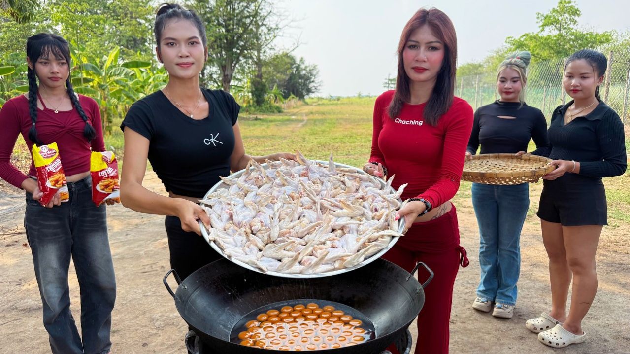 Потрясающий рецепт приготовления курицы в панировке с яйцом для жарки во фритюре.