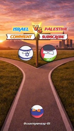 Israel vs Palestine Who Supports Whom #countryballs