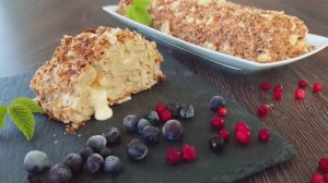 Торт Полено из слоёного теста со сгущёнкой - всего 3 ингредиента и готово! 🎄🍰