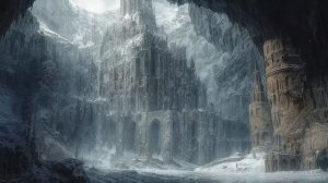 Cold Winter Fantasy Ambience - The Frozen Sanctum Of Tartaria ｜ 2K • 4 Hours ❄️