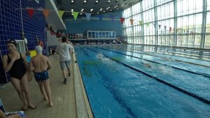 190426 50м вс 6класс Горягин Елисей 1дор 32сек 1юн 2место Зайцев Саша 2дор 38сек 2юн