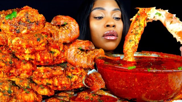 АСМР МУКБАНГ | МОРЕПРОДУКТЫ | ЛОБСТЕР БЕЗ КОЖУРЫ