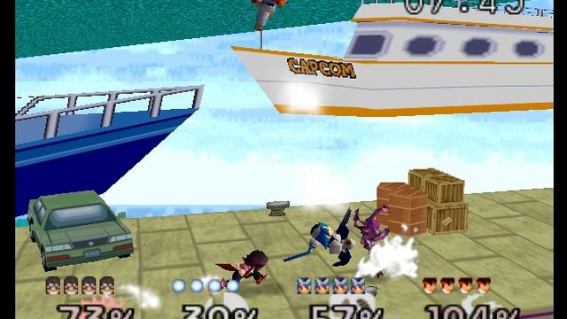 Smash Remix Project Galleon (N64) Gameplay on Super Smash Bros Mod