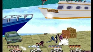 Smash Remix Project Galleon (N64) Gameplay on Super Smash Bros Mod