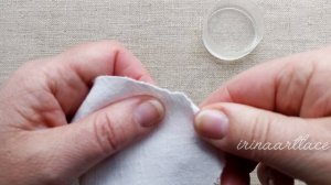 Как обвязать край ткани крючком