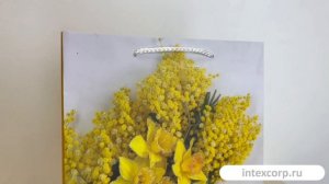 Подарочный пакет СОЛНЕЧНЫЙ БУКЕТ, бумага, 33х25 см, XAE22000081-1