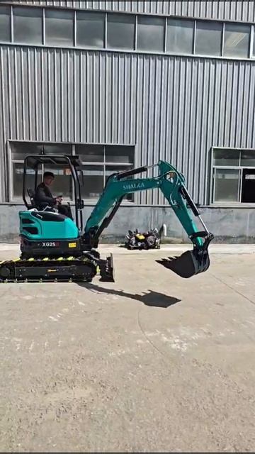 SHALKA XG25U (Yanmar 380) - мини-экскаватор с поворотной стрелой и японским двигателем 🚜