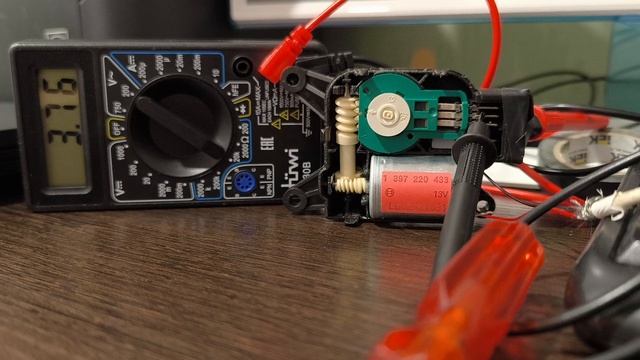 Проверка потенциометра VW вперед