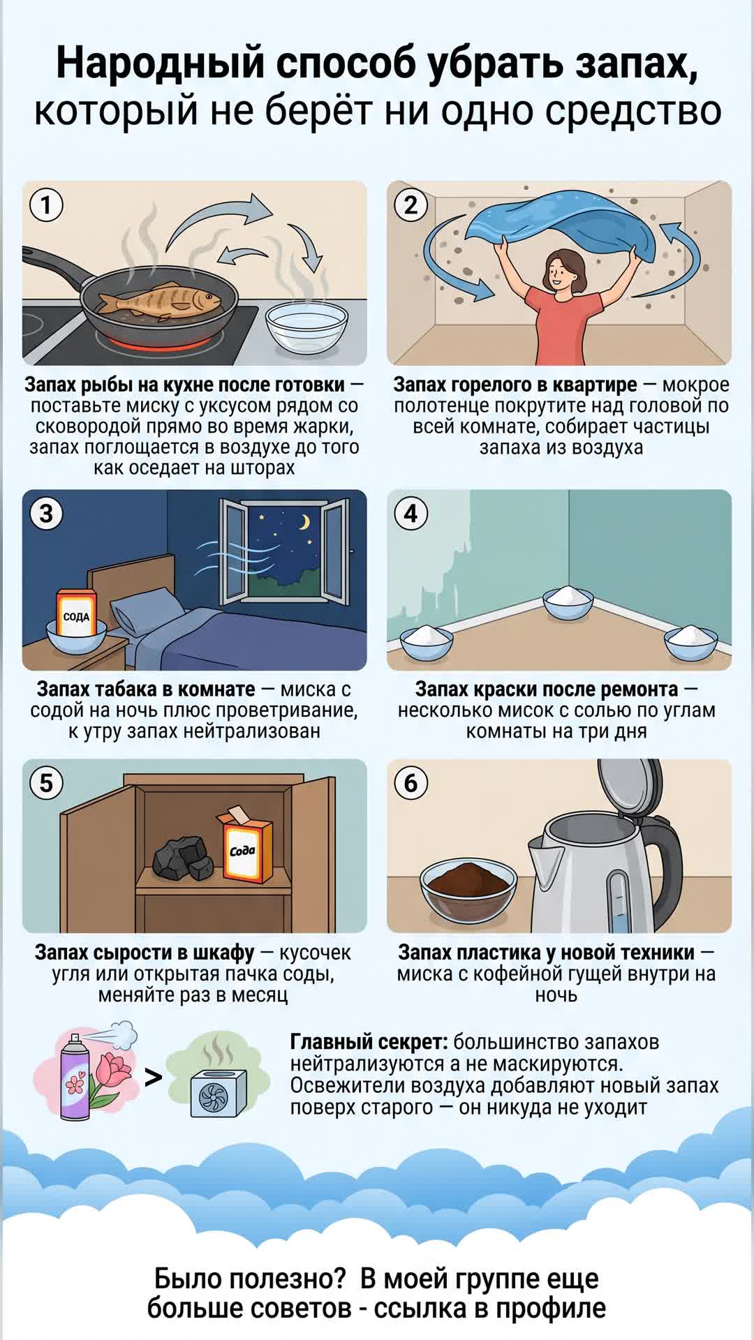 Как избавиться от неприятных запахов в доме