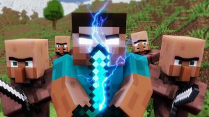 Сражаясь до конца... (анимация Minecraft)