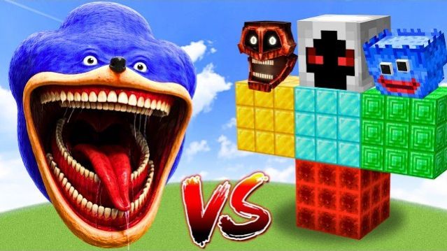 ШИН СОНИК ПРОТИВ ВСЕХ БОССОВ МАЙНКРАФТА | БИТВА МОБОВ