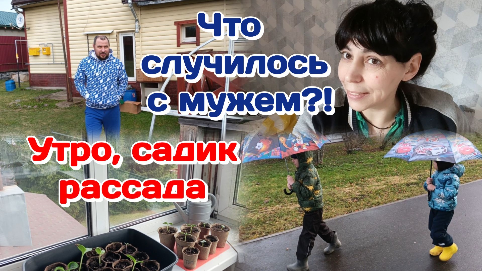 Утро,событий рассада/Что произошло у Миши на работе?!Вот так поворот  Часть 1