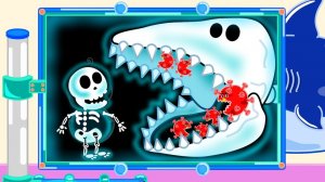 зуб, рентген, акула - Мультик для детей