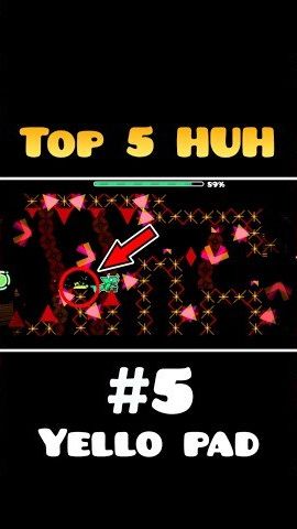 Top 5 Huh | Geometry dash 2.2 Топ-5 самых удивительных вещей | Geometry Dash 2.2