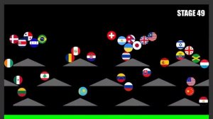 100 Countries Marble Race in Algodoo