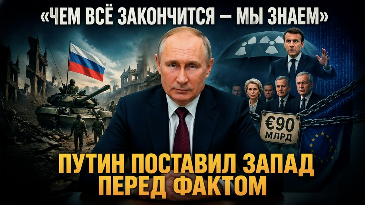 Путин намекнул, что финал известен. Теперь Киеву и Брюсселю предстоит самое страшное