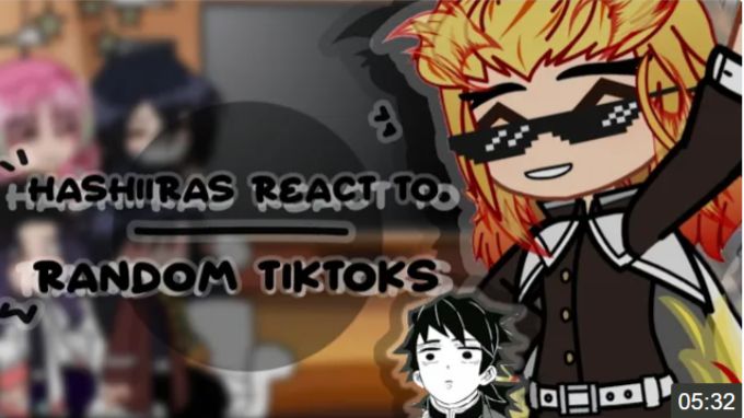 Hashira's React To Random Tiktoks!, + Giyushino, Obamitsu, Creds In Desc
