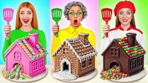 Кулинарный Челлендж# Я против Бабушки # Сумасшедшие Лайфхаки и Рецепты Candy DO
