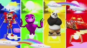 Помни против Маккуина и Кунг-фу Панды! 🤡🏎️ Эпичный баттл в Tiles Hop под Alien Dance